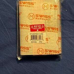 Swiss Tech RFID Secure Wallet - Cream and Red